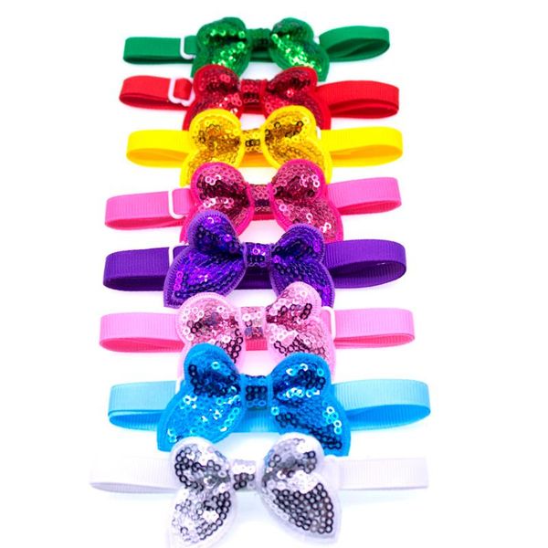 50pcs pet supplies dog accessories bright sequin pet dog cat bow ties neckties puppy bow tie party decoration products
50pcs pet supplies dog accessories bright sequin pet dog cat bow ties neckties puppy bow tie party decoration products