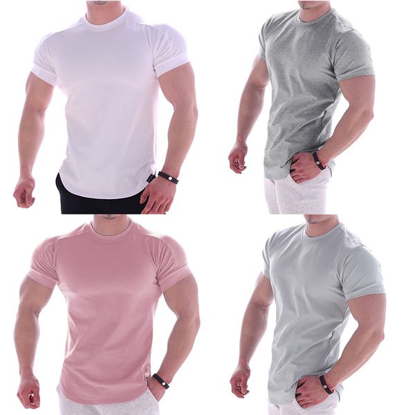 classic fashion spring summer casual men's sports shirt cotton short sleeve solid slim fit round link men shirts -3xl, White;red
classic fashion spring summer casual men's sports shirt cotton short sleeve solid slim fit round link men shirts -3xl, White;red