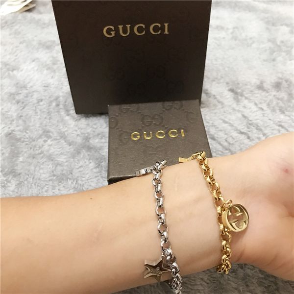 european designer s fashion luxury s charm bracelets gucci men's and woman lovers chain bracelet with box gift, Golden;silver
european designer s fashion luxury s charm bracelets gucci men's and woman lovers chain bracelet with box gift, Golden;silver