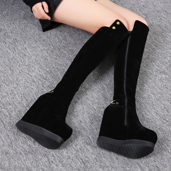 ltarta joker skinny high boots 2018 winter new fashion brand women's boots wedge heels super high boot zyw-2686-2, Black
ltarta joker skinny high boots 2018 winter new fashion brand women's boots wedge heels super high boot zyw-2686-2, Black