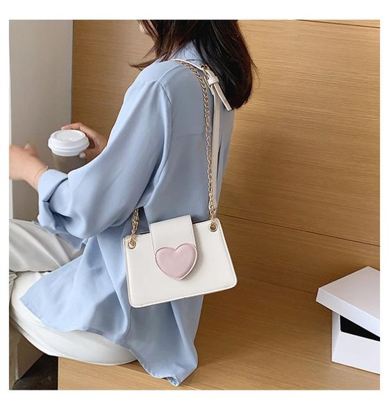 summer is simple in early autumn new 2020 cute solid color fashion crossbody bag peach heart small square bag
summer is simple in early autumn new 2020 cute solid color fashion crossbody bag peach heart small square bag