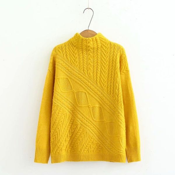 plus size coltrui vrouwen gebreide trui dark red & yellow & beige herfst winter dames trui wol vrouwelijke, White;black
plus size coltrui vrouwen gebreide trui dark red & yellow & beige herfst winter dames trui wol vrouwelijke, White;black