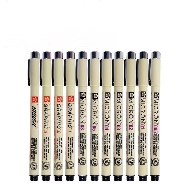 sakura pigma micron pen neelde мягкую кисть рисования pen серия 01 02 005 03 04 05 08 1,0 brush art маркеры, Black;red
sakura pigma micron pen neelde мягкую кисть рисования pen серия 01 02 005 03 04 05 08 1,0 brush art маркеры, Black;red