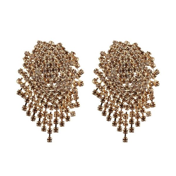 wholesale-super glittering fashion luxury designer exaggerated full diamond rhinestone tassel stud earring for woman 4 colors, Golden;silver
wholesale-super glittering fashion luxury designer exaggerated full diamond rhinestone tassel stud earring for woman 4 colors, Golden;silver