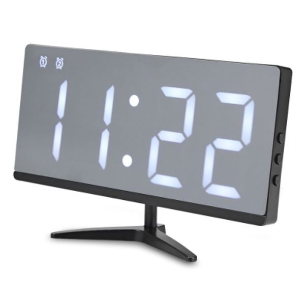 led mirror digital alarm clock snooze time date temperature cycle display usb charging battery power adjustable brightness clock
led mirror digital alarm clock snooze time date temperature cycle display usb charging battery power adjustable brightness clock