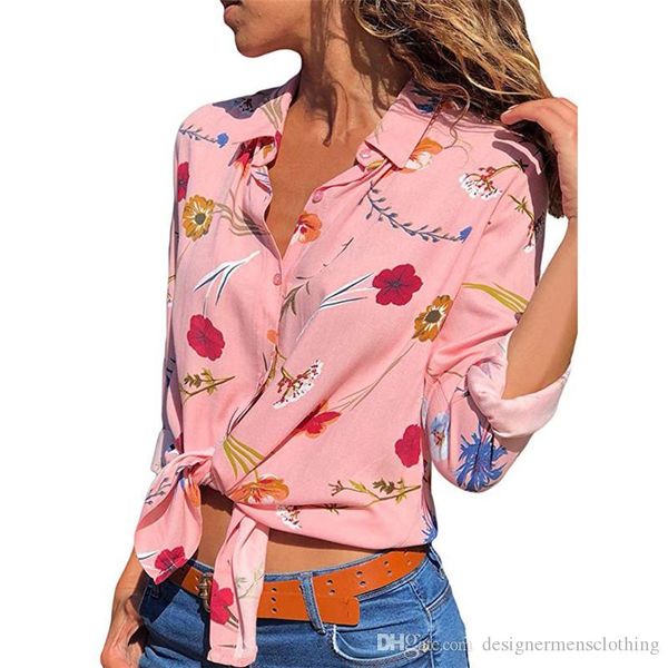 womens summer t-shirt girl clothing chiffon floral lapel neck printed long sleeve summer designer shirt, White
womens summer t-shirt girl clothing chiffon floral lapel neck printed long sleeve summer designer shirt, White