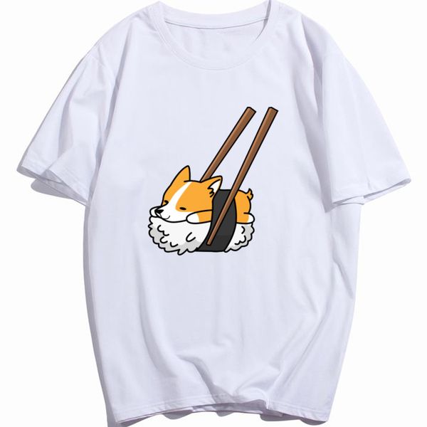 men t shirts funny sushi corgi dog short sleeve tee shirt birthday gift clothes luxury cotton graphic t-shirt plus size, White;black
men t shirts funny sushi corgi dog short sleeve tee shirt birthday gift clothes luxury cotton graphic t-shirt plus size, White;black