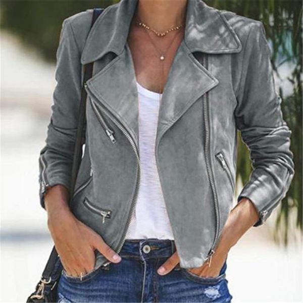 autumn winter coat women polyurethane leather jacket cool slim streetwear lapel zipper motorcycle short coat, Black;brown
autumn winter coat women polyurethane leather jacket cool slim streetwear lapel zipper motorcycle short coat, Black;brown