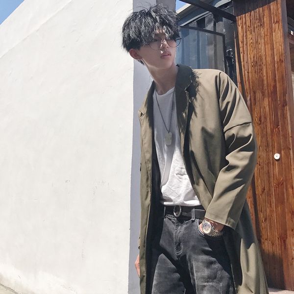 mens trench coat long windbreaker autumn windproof overcoat male solid pockets slim casual open stitch, Tan;black
mens trench coat long windbreaker autumn windproof overcoat male solid pockets slim casual open stitch, Tan;black