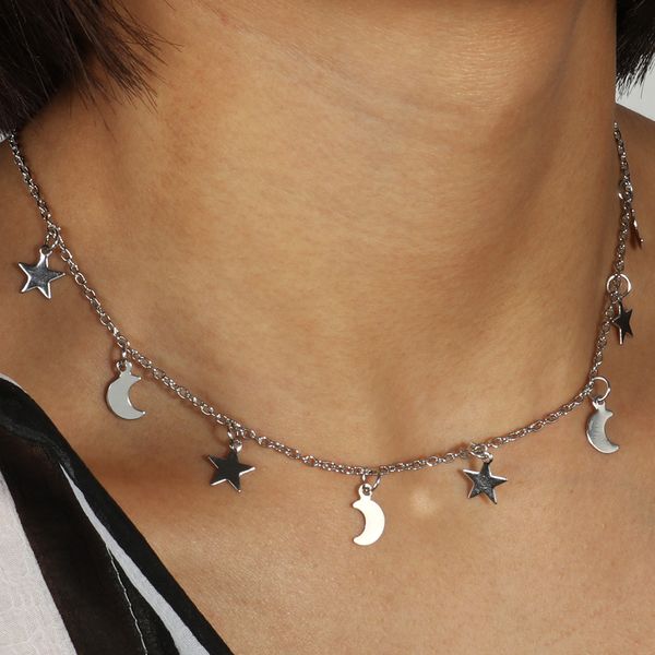 new arrived tiny sequins moons stars tassel necklaces for women simple style clavicle charms chain necklaces berloques, Golden;silver
new arrived tiny sequins moons stars tassel necklaces for women simple style clavicle charms chain necklaces berloques, Golden;silver