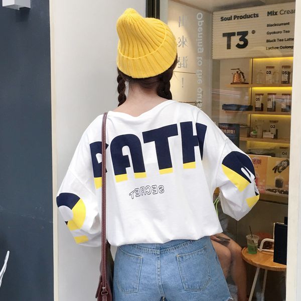 fashion new womens shirts kawaii japanese aesthetic womens long sleeve korean clothes punk 90s women tshirt, White
fashion new womens shirts kawaii japanese aesthetic womens long sleeve korean clothes punk 90s women tshirt, White