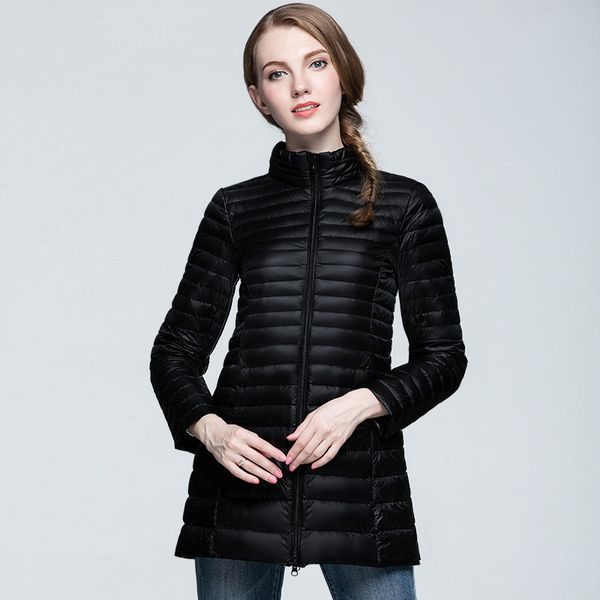 2020 hiver nouveau chaud doudoune dames vêtements long manteau sans casquettes doudoune femmes noir veste qualité manteau, Black
2020 hiver nouveau chaud doudoune dames vêtements long manteau sans casquettes doudoune femmes noir veste qualité manteau, Black