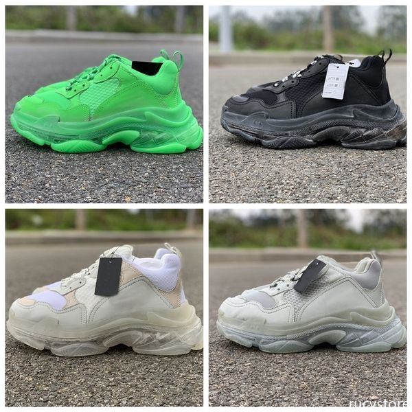 2019 green triple s clear sole cushion casual shoes black white paris sneakers chaussures de designer women mens old grandpa trainers
2019 green triple s clear sole cushion casual shoes black white paris sneakers chaussures de designer women mens old grandpa trainers