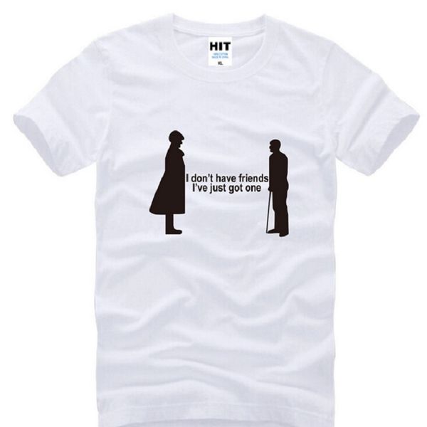 summer sherlock holmes john watson t shirts men short sleeve cotton sherlocked print t-shirt fashion male movie tee shirtsts01, White;black
summer sherlock holmes john watson t shirts men short sleeve cotton sherlocked print t-shirt fashion male movie tee shirtsts01, White;black