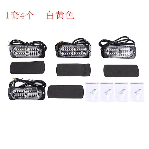 4pcs 20-led super bright emergency warning caution dangerous construction waterproof amber flash strip, suitable for car truck s
4pcs 20-led super bright emergency warning caution dangerous construction waterproof amber flash strip, suitable for car truck s