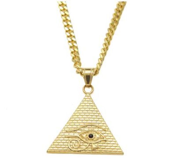 ancient egyptian pyramid eye of horus pendant necklace hip hop illuminati necklace with 27inch miami cuban curb chain wl1115, Silver
ancient egyptian pyramid eye of horus pendant necklace hip hop illuminati necklace with 27inch miami cuban curb chain wl1115, Silver