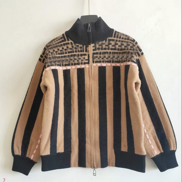 women sweater jacket fashion autumn and winter womens jacket with letter f printed womens sweater coat knited size s- #plo1, Black;brown
women sweater jacket fashion autumn and winter womens jacket with letter f printed womens sweater coat knited size s- #plo1, Black;brown