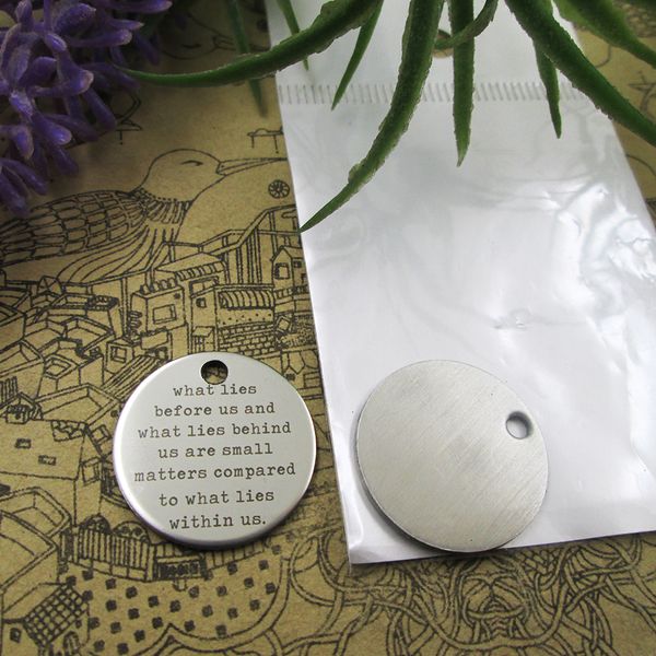 40pcs--"what lies before us and what lies behind us"stainless steel charms more style for choosing diy charms pendants for necklac, Bronze;silver
40pcs--"what lies before us and what lies behind us"stainless steel charms more style for choosing diy charms pendants for necklac, Bronze;silver