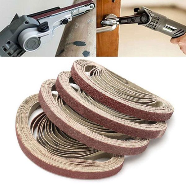 10pcs 40/60/80/120 grits grinding polishing replacement sanding belt grit paper for angle grinder machine 330 x 10mm
10pcs 40/60/80/120 grits grinding polishing replacement sanding belt grit paper for angle grinder machine 330 x 10mm