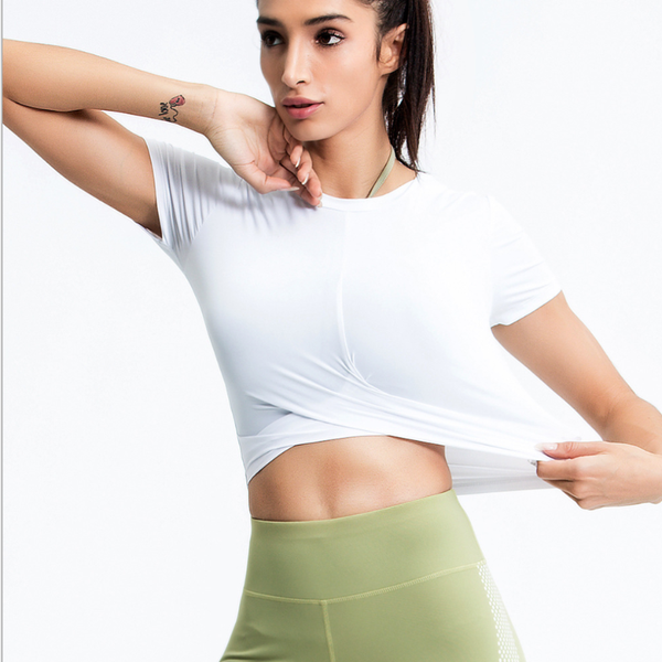 yoga outfits 0410 round neck cotton sports ladies crop women fitness shirts workout running t shirt quick dry, White;red
yoga outfits 0410 round neck cotton sports ladies crop women fitness shirts workout running t shirt quick dry, White;red