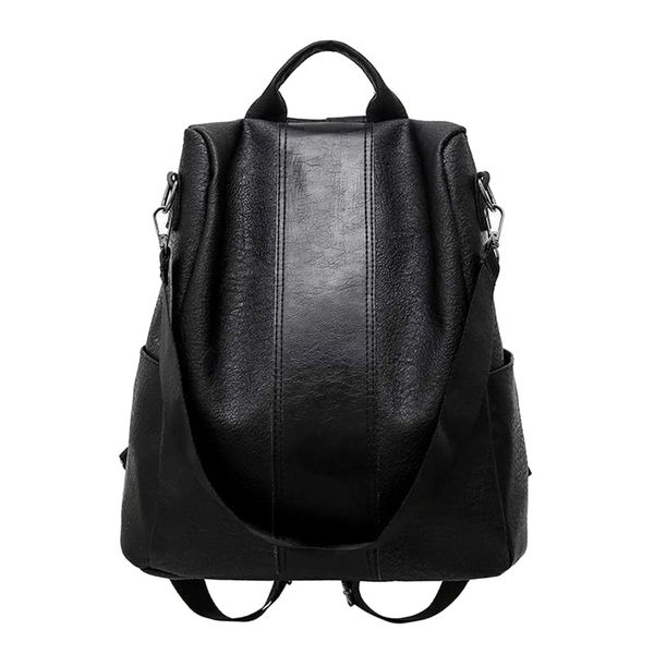 new women's pu leather backpack korean fashion anti-theft shoulder bag simple solid color high capacity travel backpack 
new women's pu leather backpack korean fashion anti-theft shoulder bag simple solid color high capacity travel backpack
