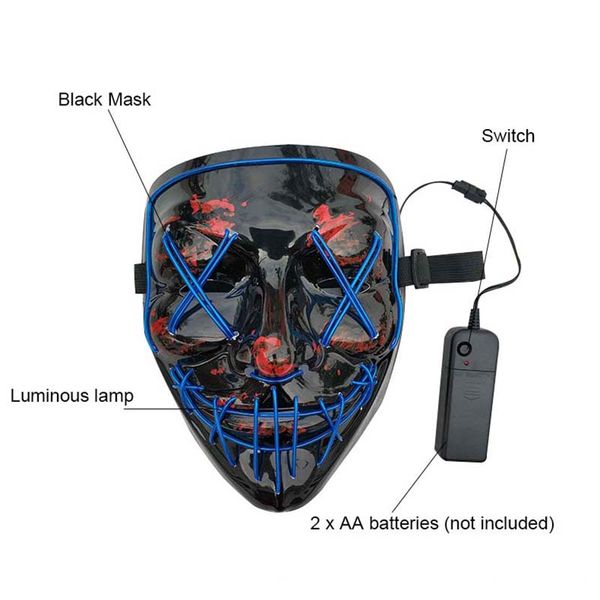 halloween led light up party masks the purge election year great funny masks festival cosplay costume supplies glow in dark
halloween led light up party masks the purge election year great funny masks festival cosplay costume supplies glow in dark