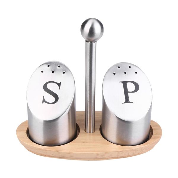 spice rack stainless steel pepper and salt seasoning box container wooden base kitchen supplies for home porta tempero(silver
spice rack stainless steel pepper and salt seasoning box container wooden base kitchen supplies for home porta tempero(silver