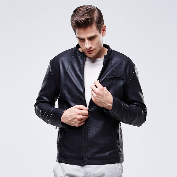 winter fashion men jacket stand collar casual outwear velvet warm coats pu leather jackets men streetwear biker jacket jaket, Black
winter fashion men jacket stand collar casual outwear velvet warm coats pu leather jackets men streetwear biker jacket jaket, Black