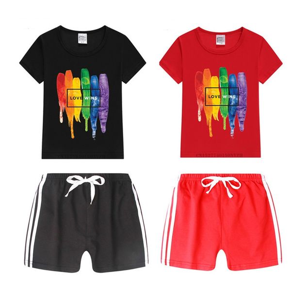 boy and girl lgbt love wins print cartoon t shirt kid's shorts set children +pants outfits set cat clothing sets,drop ship, White
boy and girl lgbt love wins print cartoon t shirt kid's shorts set children +pants outfits set cat clothing sets,drop ship, White