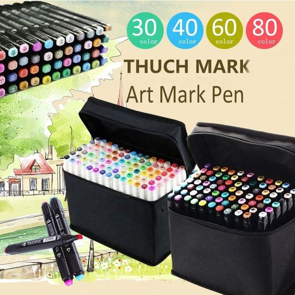 touchfive 30/40/60/80 colors dual head art markers pen oily alcoholic sketch marker brush pen art supplies animation
touchfive 30/40/60/80 colors dual head art markers pen oily alcoholic sketch marker brush pen art supplies animation
