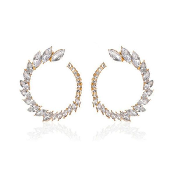 personality drop earrings female big circle flower feather horse eye zircon heart exaggerated earrings fashion jewelry new, Golden
personality drop earrings female big circle flower feather horse eye zircon heart exaggerated earrings fashion jewelry new, Golden