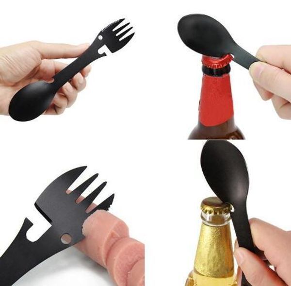 new 5 in 1 multi-functional outdoor tools stainless steel camping survival edc kit practical fork knife spoon bottle/can opener
new 5 in 1 multi-functional outdoor tools stainless steel camping survival edc kit practical fork knife spoon bottle/can opener