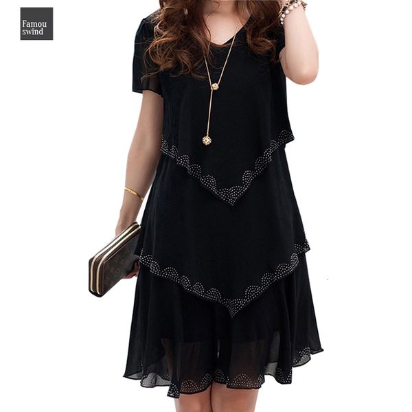 plus dress size women clothing chiffon summer dresses party short sleeve casual vestido de v neck blue black festa femme, Black;gray
plus dress size women clothing chiffon summer dresses party short sleeve casual vestido de v neck blue black festa femme, Black;gray