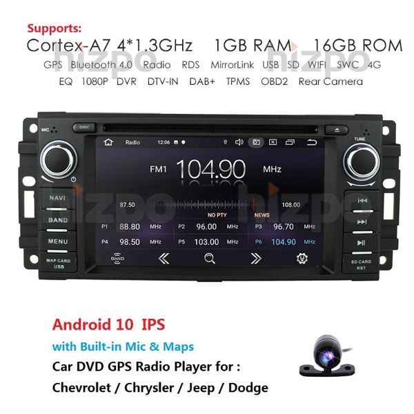 4core 1g+16g android10 car dvd for 2009 2008 2010 wrangler car stereo dodge radio gps nav canbus dab+ rds
4core 1g+16g android10 car dvd for 2009 2008 2010 wrangler car stereo dodge radio gps nav canbus dab+ rds