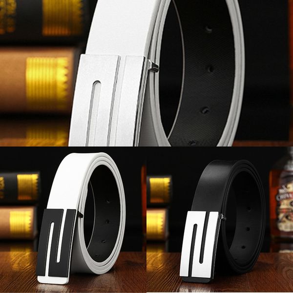 men's smooth buckle inner belt leather s-shaped buckle all-match simple casual cowhide student belt, Black;brown
men's smooth buckle inner belt leather s-shaped buckle all-match simple casual cowhide student belt, Black;brown