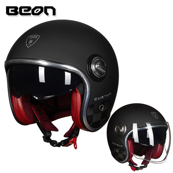 beon b-108a double lens motorcycle helmet vintage scooter open face helmet retro motorbike 3/4 b108a moto casco capacete
beon b-108a double lens motorcycle helmet vintage scooter open face helmet retro motorbike 3/4 b108a moto casco capacete