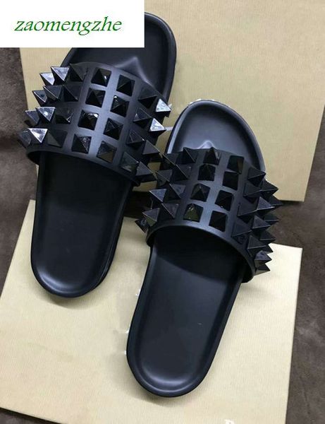 donna studded willow nail slippers designer willow nails soft bottom rubber slippers men rivet junior spikes flat slipperswith boxs, Black
donna studded willow nail slippers designer willow nails soft bottom rubber slippers men rivet junior spikes flat slipperswith boxs, Black