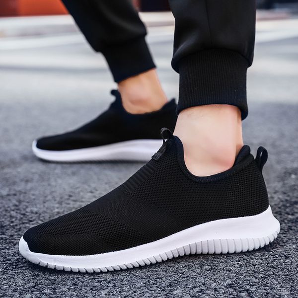new breathable men sneakers male shoes comfortable non-slip soft mesh men shoes, Black
new breathable men sneakers male shoes comfortable non-slip soft mesh men shoes, Black