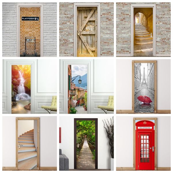 3d beautiful landscape door stickers for living room bedroom pvc adhesive wallpaper home decor waterproof mural decal
3d beautiful landscape door stickers for living room bedroom pvc adhesive wallpaper home decor waterproof mural decal