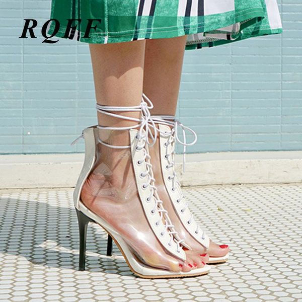 ankle summer boots for women handmade plus size transparent zip basic peep toe black white beige with shoes woman thin heels
ankle summer boots for women handmade plus size transparent zip basic peep toe black white beige with shoes woman thin heels
