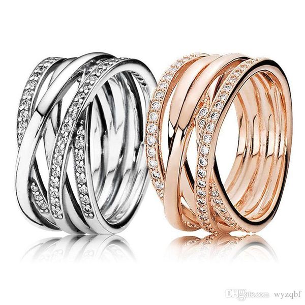 925 sterling silver women ring rose gold entwining rings cz for pandora style women wedding party gift fine europe jewelry
925 sterling silver women ring rose gold entwining rings cz for pandora style women wedding party gift fine europe jewelry