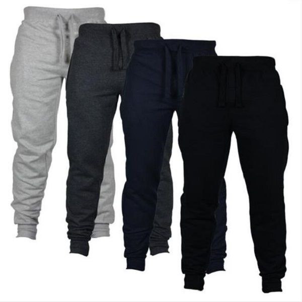 men's outdoor sports fitness pants european and american new four seasons casual fashion fleece pants, Black
men's outdoor sports fitness pants european and american new four seasons casual fashion fleece pants, Black
