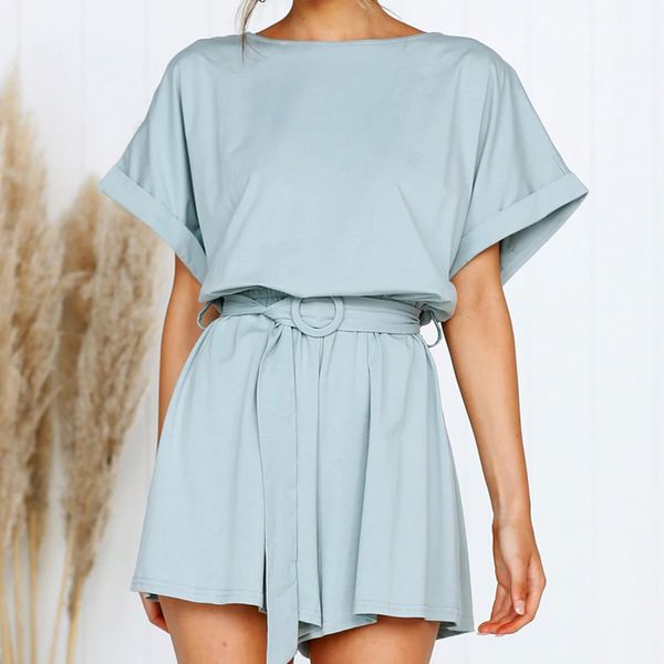 summer women fashion 2019 solid playsuits back buttons short sleeve rompers female basic jumpsuits casual sashes one piece new, Black;white
summer women fashion 2019 solid playsuits back buttons short sleeve rompers female basic jumpsuits casual sashes one piece new, Black;white
