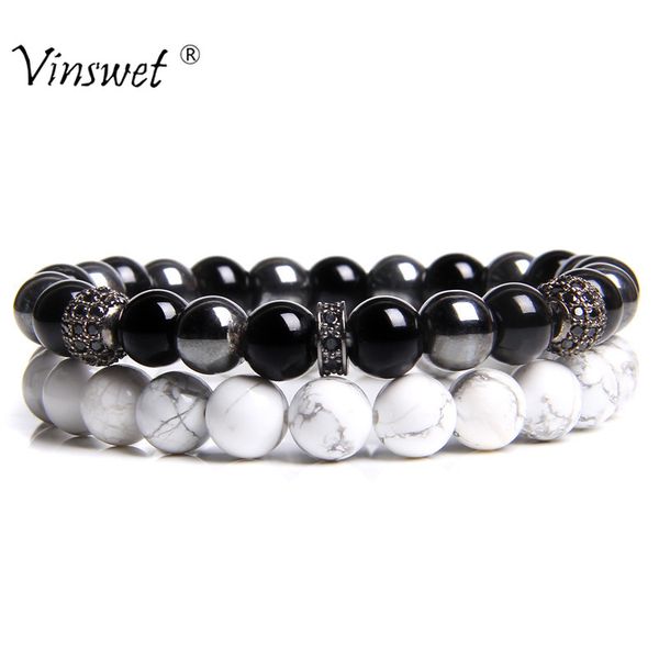 2pcs beads bracelet mens and women bracelets natural stone bracelets for men women couples distance bracelet jewelry gifts, Black
2pcs beads bracelet mens and women bracelets natural stone bracelets for men women couples distance bracelet jewelry gifts, Black