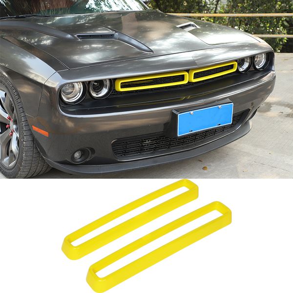 yellow car front mesh gril front grilles decoration ring for dodge challenger 2015 up car styling car interior accessories
yellow car front mesh gril front grilles decoration ring for dodge challenger 2015 up car styling car interior accessories