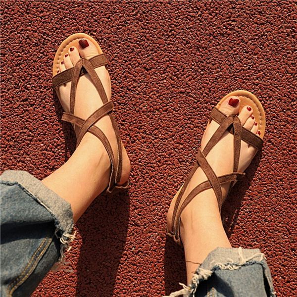 women casual summer t-strap shoes bohemia beach sandals flat heel grips sandals women round head rome, Black
women casual summer t-strap shoes bohemia beach sandals flat heel grips sandals women round head rome, Black