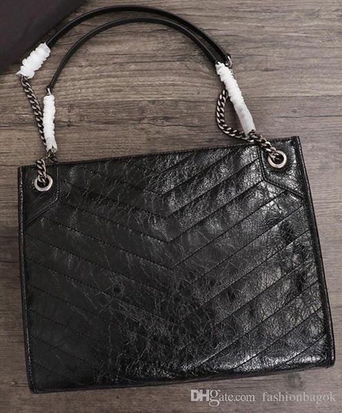 2019 new niki medium shopping bags luxury designer women 's handbags original leather tote bags fashion designer shoulder bags 
2019 new niki medium shopping bags luxury designer women 's handbags original leather tote bags fashion designer shoulder bags