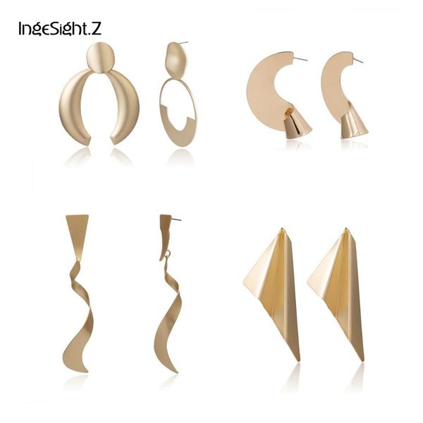 ingesight.z punk matte gold half moon stud earrings for women statement exaggerated geometric irregular twisted earrings jewelry, Golden;silver
ingesight.z punk matte gold half moon stud earrings for women statement exaggerated geometric irregular twisted earrings jewelry, Golden;silver