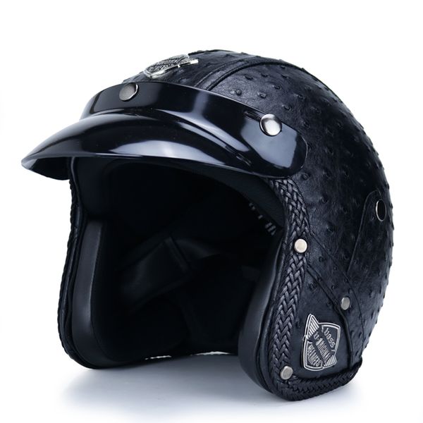 motorcycle helmet open face retro helmet pu leather 3/4casque casco half jet scooter punk cafe dot approved
motorcycle helmet open face retro helmet pu leather 3/4casque casco half jet scooter punk cafe dot approved
