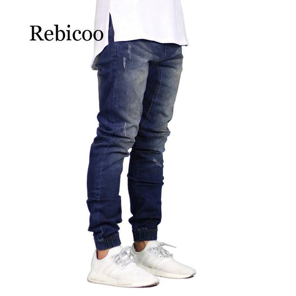 fashion men's jogging jeans stretch hip hop trend stretch beam foot men's jeans, Blue
fashion men's jogging jeans stretch hip hop trend stretch beam foot men's jeans, Blue